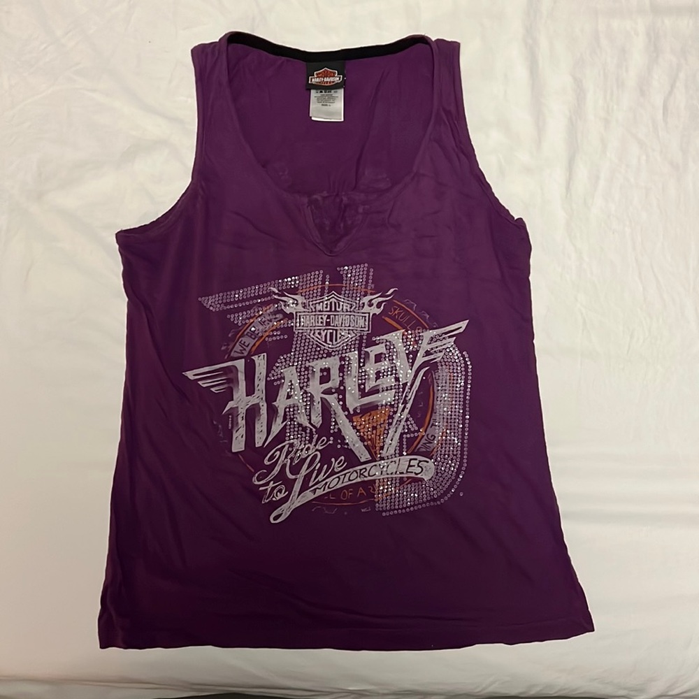 Harley Davidson women’s tank top size Large.  Voodoo Harley Davidson.